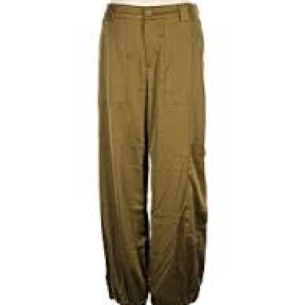 Old Navy Women's Wide Leg Pants - Olive Green